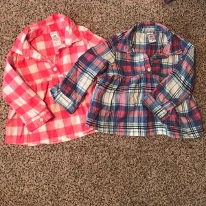 24 Months plaid shirts
